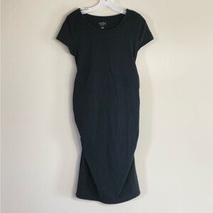 Short Sleeve Fitted Maternity Dress